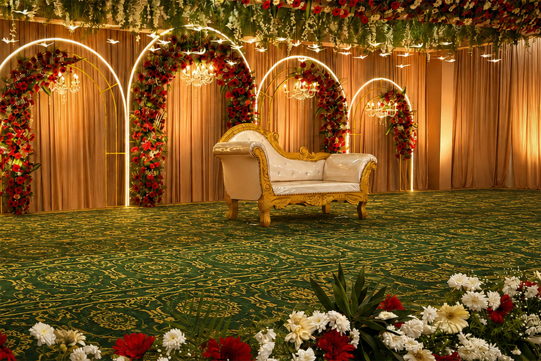 Red Rose Archway Stage