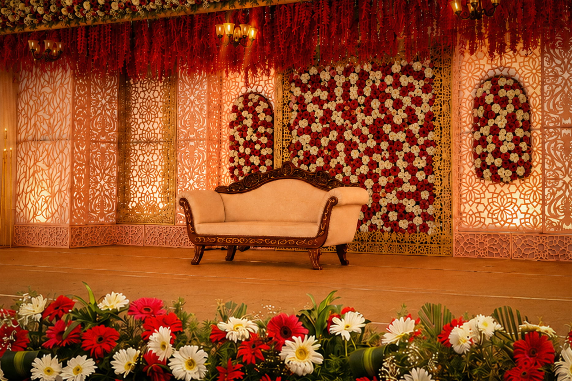 Tropical Leaf Fan Backdrop